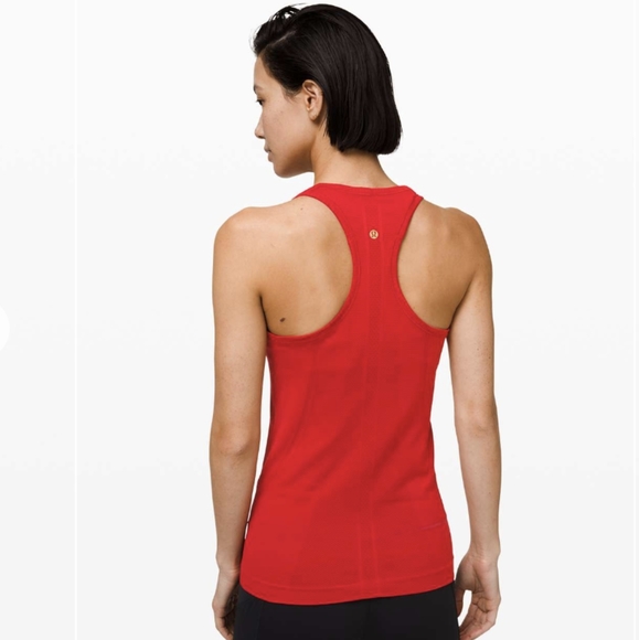 Lululemon Swiftly Tech Racerback Dark Red / Dark Red - Picture 3 of 9